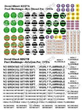 Fuel Markings & Lettering (Aviation pre 1980s